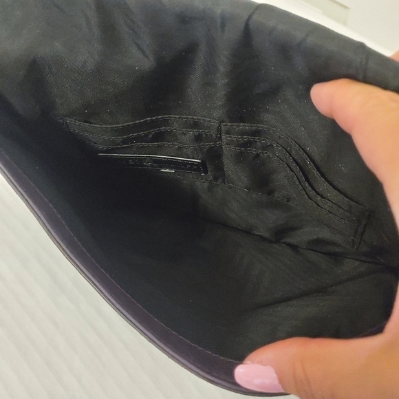 Rebecca Minkoff Sofia Purple Leather/Suede Clutch/Crossbody - Picture 11 of 15